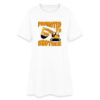 Promu grand frère Va être un grand frère - Robe T-shirt Femme - blanc - Devant