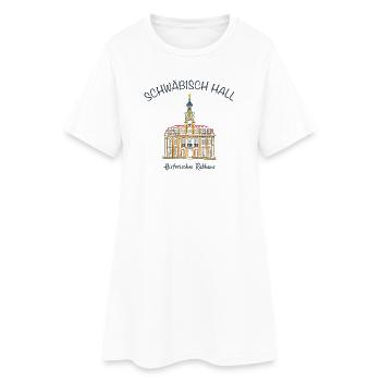 Schwäbisch Hall, Hôtel de ville historique, Allemagne - Robe T-shirt Femme - blanc - Devant