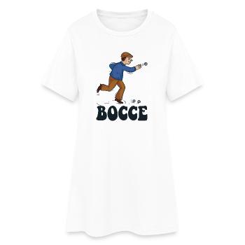 Bocce Quote Bocce Ball avec Jack Bocci Game Bocce - Robe T-shirt Femme - blanc - Devant