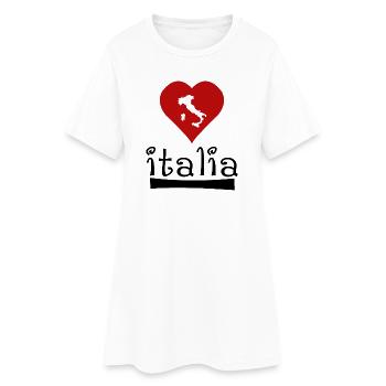 Italia - Robe T-shirt Femme - blanc - Devant