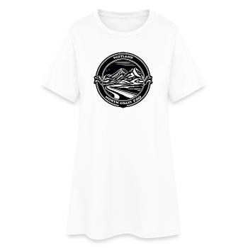 SCOTLAND NC 500 - Women’s T-Shirt Dress - white - Front