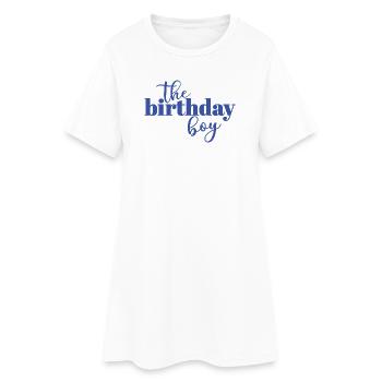 Le garçon d’anniversaire - Robe T-shirt Femme - blanc - Devant