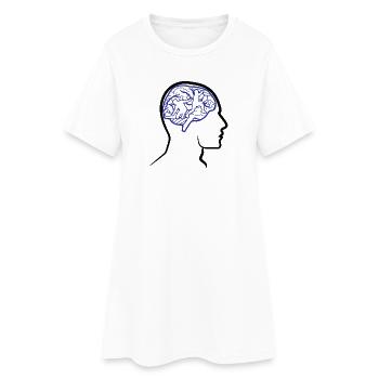 Padelteam Training Spieler Padel Sportart Turnier - Frauen T-Shirt-Kleid - Weiß - Vorne