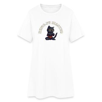 Kung Fu Master - Frauen T-Shirt-Kleid - Weiß - Vorne