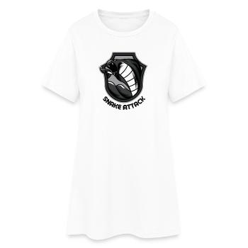 ATTAQUE DE SERPENT - Robe T-shirt Femme - blanc - Devant