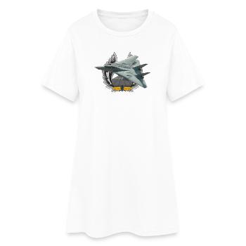 F-14 Tomcat - Robe T-shirt Femme - blanc - Devant