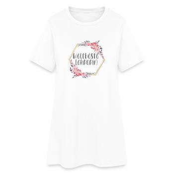 Weltbeste Lehrerin Schule Pädagogin Geschenk - Frauen T-Shirt-Kleid - Weiß - Vorne