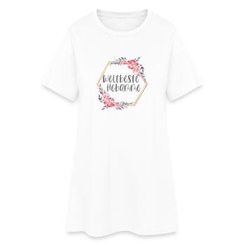 Weltbeste Hebamme Geburtshilfe Geburt Geschenk - Frauen T-Shirt-Kleid - Weiß - Vorne