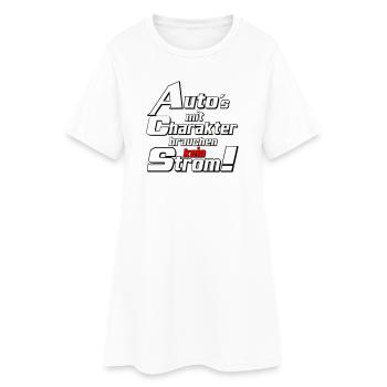 Auto Tuning Schrauber Kult Auto mit charakter (25) - Frauen T-Shirt-Kleid - Weiß - Vorne