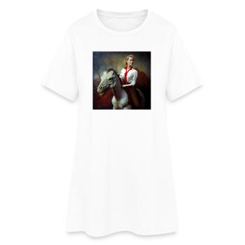 Dyno rider 01 - Robe T-shirt Femme - blanc - Devant