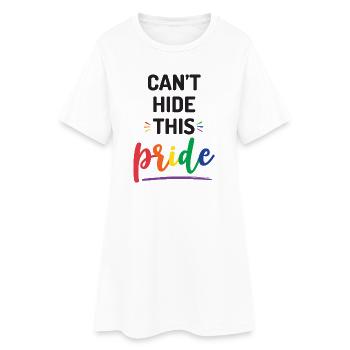 Pride Month - Can't Hide This Pride - Women’s T-Shirt Dress - white - Front