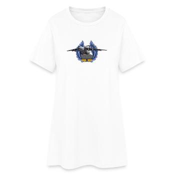 IL-76 - Frauen T-Shirt-Kleid - Weiß - Vorne