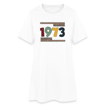 Classique 1973 Original - Robe T-shirt Femme - blanc - Devant