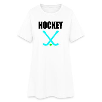 HOCKEY-BALLE - HOCKEY SUR GAZON - Robe T-shirt Femme - blanc - Devant