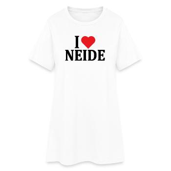 T-Shirt I love Neide T-Shirt Geschenkidee - Frauen T-Shirt-Kleid - Weiß - Vorne