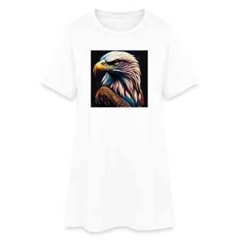 Aigle - Robe T-shirt Femme - blanc - Devant