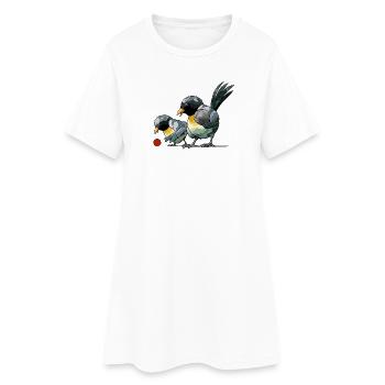 Boules de boules de boules pour pétanque - Robe T-shirt Femme - blanc - Devant