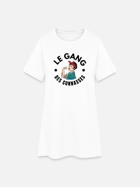 copine, meilleures copines, bande de filles - Robe T-shirt Femme - blanc