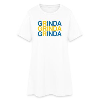 GRINDA Sverige Suède Suède Drapeau - Robe T-shirt Femme - blanc - Devant