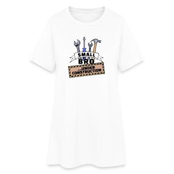 Cœur de frère Déclaration de Big Brother Bro Siblings - Robe T-shirt Femme - blanc - Devant