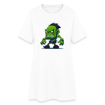 Totem du Zombie - Robe T-shirt Femme - blanc - Devant