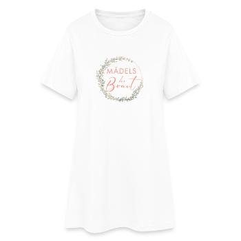 Mädels der Braut, Team Braut - Frauen T-Shirt-Kleid - Weiß - Vorne
