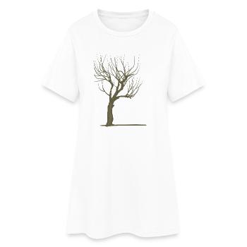 Tree without leaves - modificated - Women’s T-Shirt Dress - white - Front