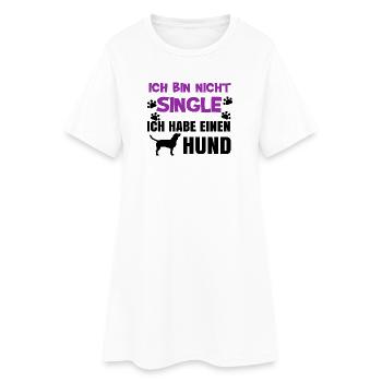 Déclaration de chien Animal en peluche Animal préféré Animaux de compagnie - Robe T-shirt Femme - blanc - Devant