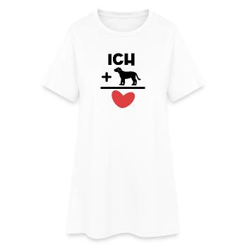 Déclaration Heart Cuddly Toy Dog Pets - Robe T-shirt Femme - blanc - Devant