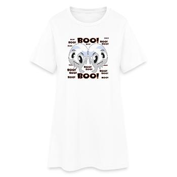 GHOSTS GHOSTS HALLOWEEN COSTUMES FOR COUPLES - Women’s T-Shirt Dress - white - Front