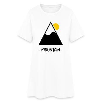 NOËL. ANNEE. ANNIVERSAIRE. RETRAITE. PAPA. MAMAM. - Robe T-shirt Femme - blanc - Devant