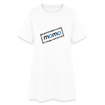 Momo - Women’s T-Shirt Dress - white - Front