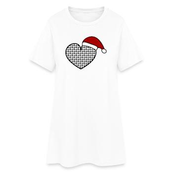 CHRISTMAS. YEAR. ANNIVERSARY. RETIREMENT. DAD. MAMAM. - Women’s T-Shirt Dress - white - Front