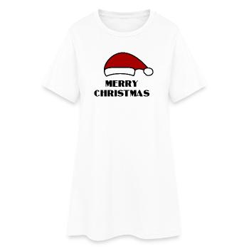 CHRISTMAS. YEAR. ANNIVERSARY. RETIREMENT. DAD. MAMAM. - Women’s T-Shirt Dress - white - Front