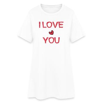 NOËL. ANNEE. ANNIVERSAIRE. RETRAITE. PAPA. MAMAM. - Robe T-shirt Femme - blanc - Devant