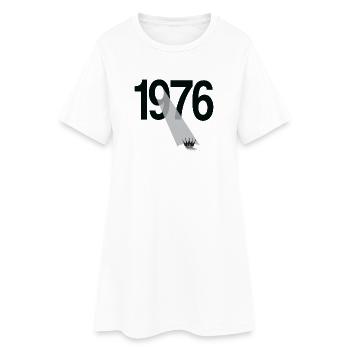 Millésime 1976 - Robe T-shirt Femme - blanc - Devant