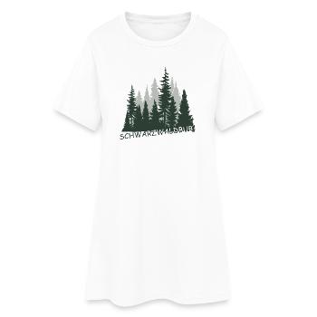 Schwarzwaldbub - Frauen T-Shirt-Kleid - Weiß - Vorne