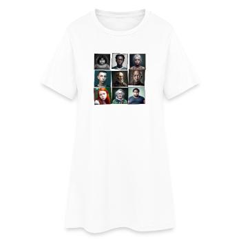 Super Ordinary 03 - Robe T-shirt Femme - blanc - Devant