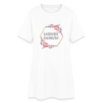 Chefärztin Ärztin Doktorin Beruf Geschenk - Frauen T-Shirt-Kleid - Weiß - Vorne