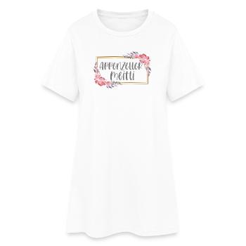 Schweiz Appenzell Mädchen Heimat Geschenk - Frauen T-Shirt-Kleid - Weiß - Vorne
