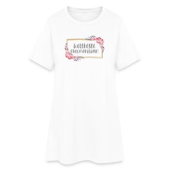 Rheumatologin Ärztin Doktorin Beruf Geschenk - Frauen T-Shirt-Kleid - Weiß - Vorne