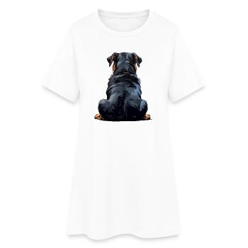 Rottweiler - Robe T-shirt Femme - blanc - Devant