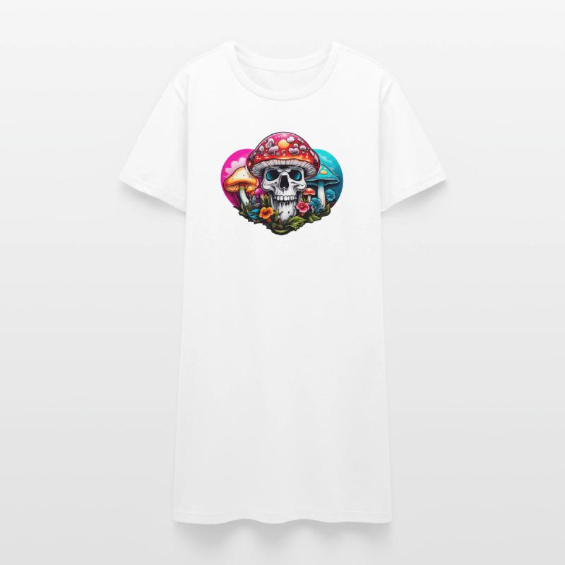 Skull Toadstool Women’s T-Shirt Dress