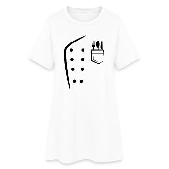 Travail Patron Profession Réussite professionnelle Travailleur Carrière - Robe T-shirt Femme - blanc - Devant