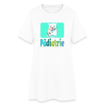 Pädiatrie Kinderkrankenhaus - Arztpraxis - Frauen T-Shirt-Kleid - Weiß - Vorne