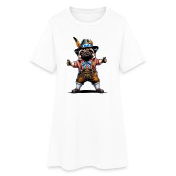 Carlin Bayern - Robe T-shirt Femme - blanc - Devant
