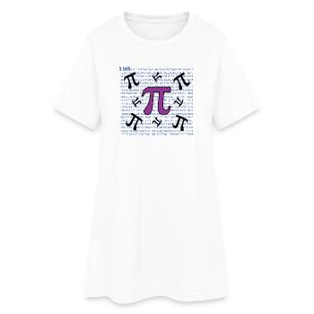 Pi Day - Bonne journée Pi - Robe T-shirt Femme - blanc - Devant
