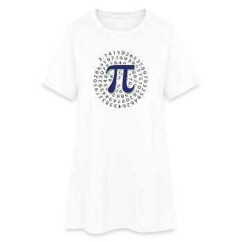 Pi Day - Bonne journée Pi - Robe T-shirt Femme - blanc - Devant