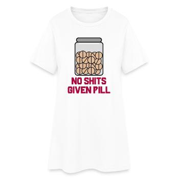 Quoi qu’il en soit, je ne me soucie pas de la déclaration - Robe T-shirt Femme - blanc - Devant