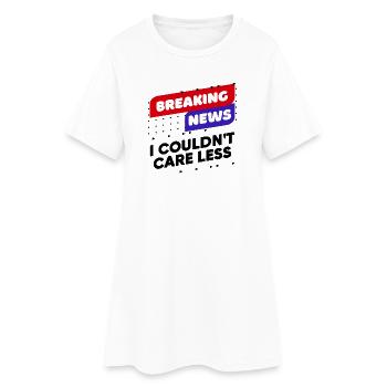 Je m’en fous des dictons drôles drôles de détente - Robe T-shirt Femme - blanc - Devant
